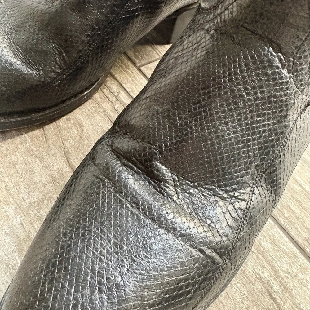 Dan Post Water Snake Cowboy Boots - Picture 2 of 7